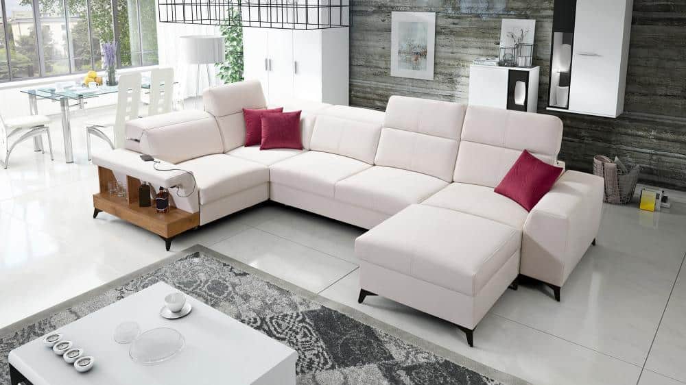 Belutti placeret i stuen set forfra